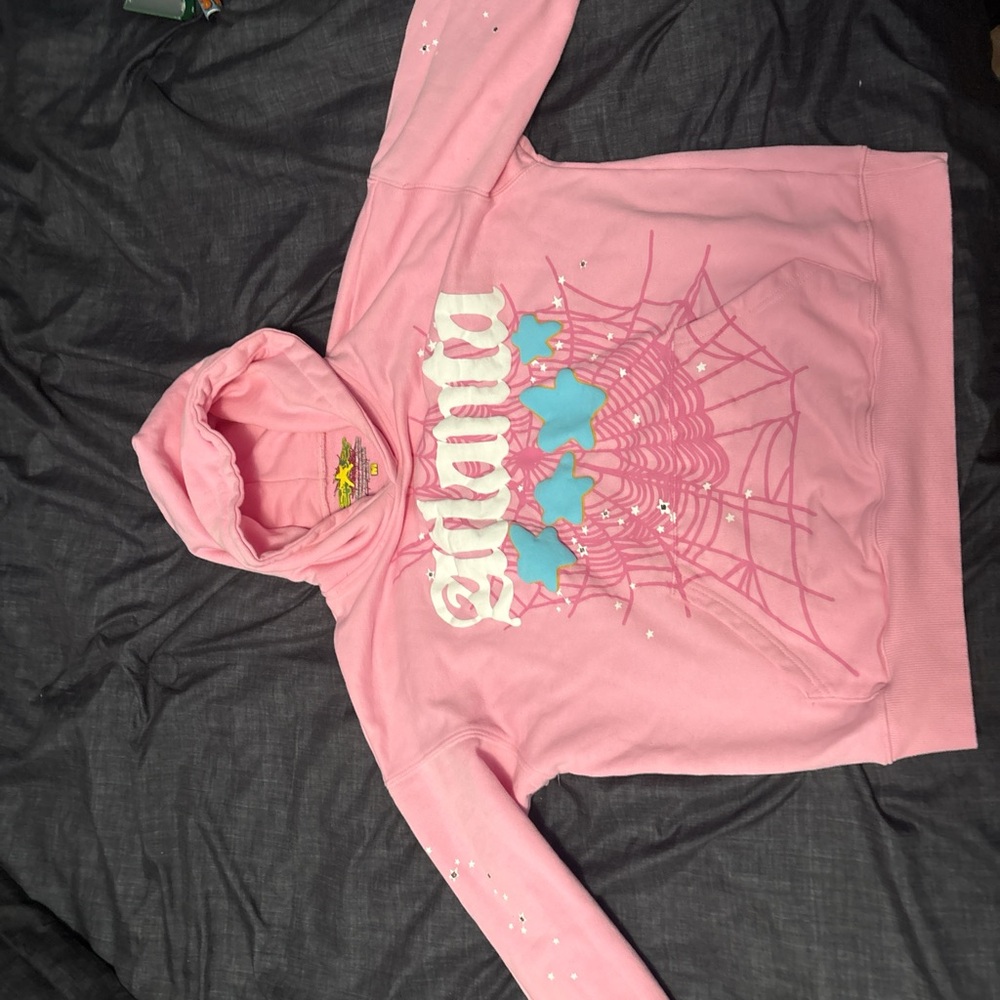 Pink Graphic Hoodie